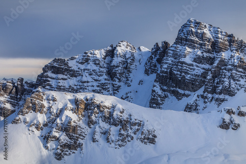 winter mountain landscape in Austria
