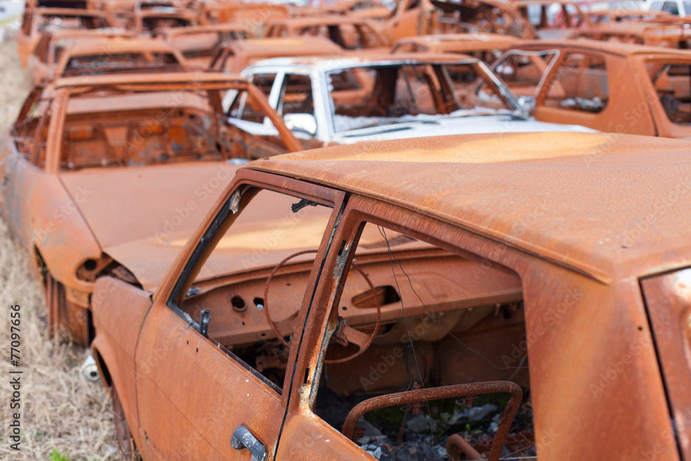 Rusty cars