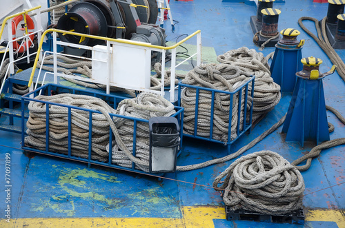 Ropes for mooring