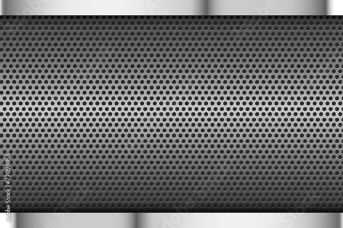 Chrome black and grey background texture