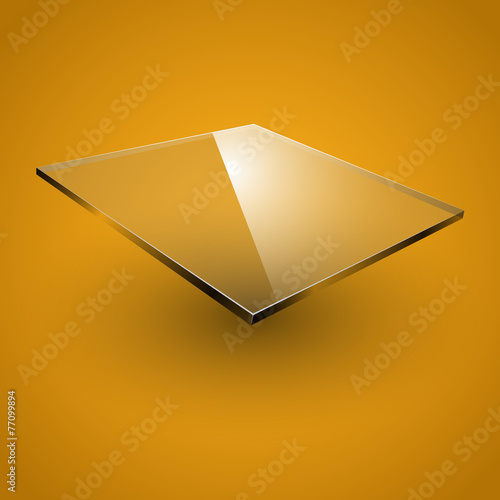 Glass framework. Vector illustration.