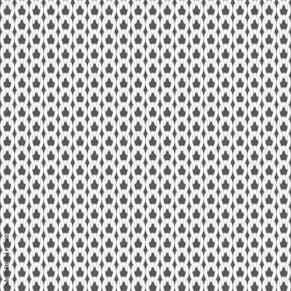 Seamless texture of knitted loops in gray shades. Seamless texture of knitted loops in gray shades.