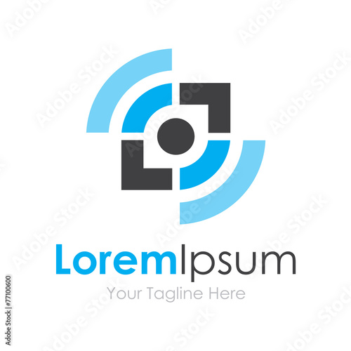 Eye sight start up element icons business logo