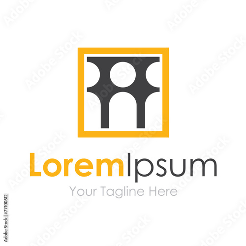 Partner investment structure angels element icons business logo