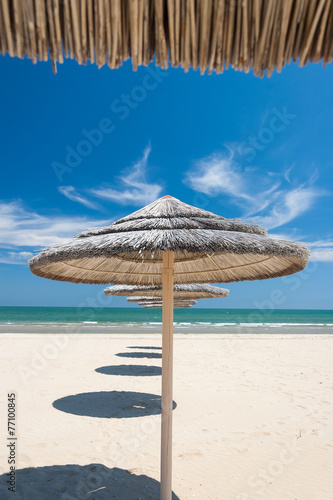 Umbrellas on the beach