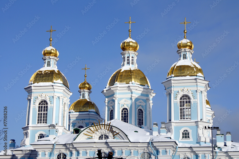  St Nicolaus church in Saint Petersburg