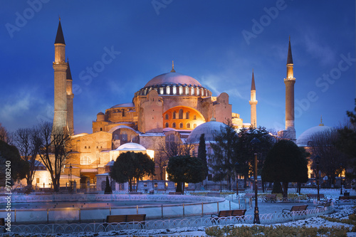 Tableau sur toile Sainte-Sophie Istanbul
