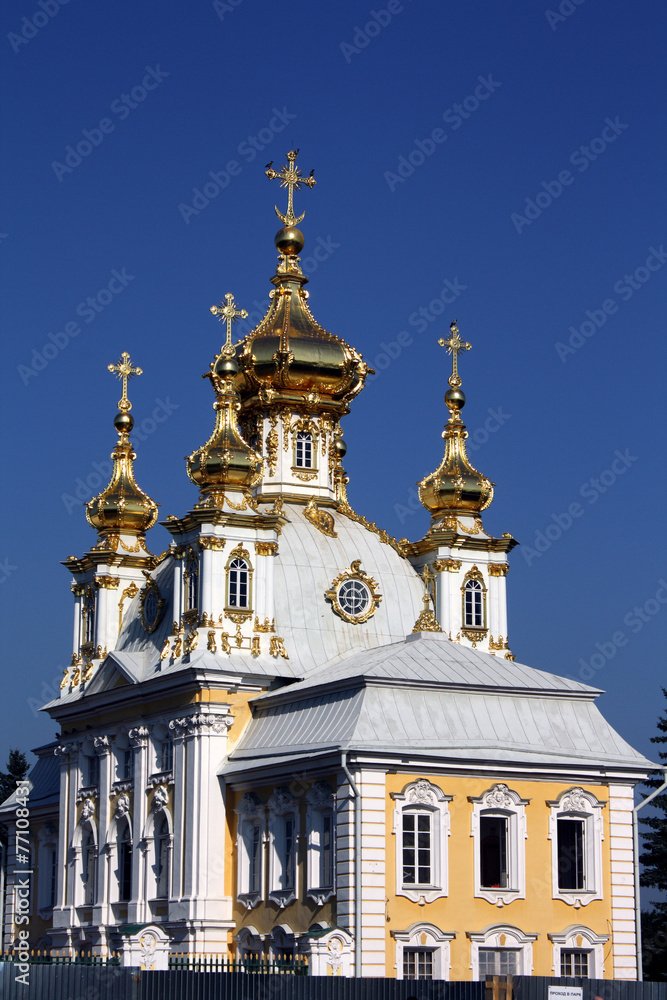 Petergof Church in Saint Petersburg