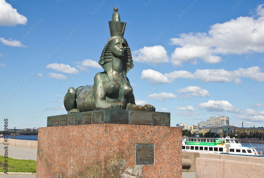 Sphynx statue in Saint Petersburg