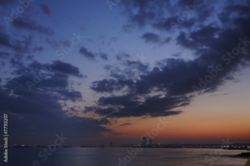 Bosphorus strait in Istanbul. Turkey