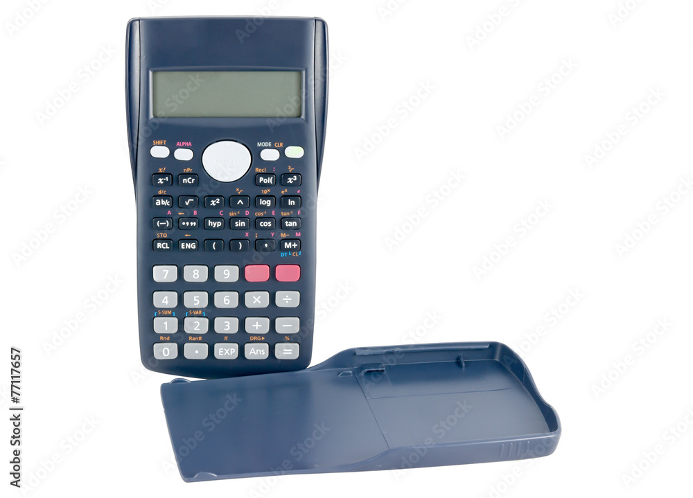 Obraz premium calculator isolated on white background