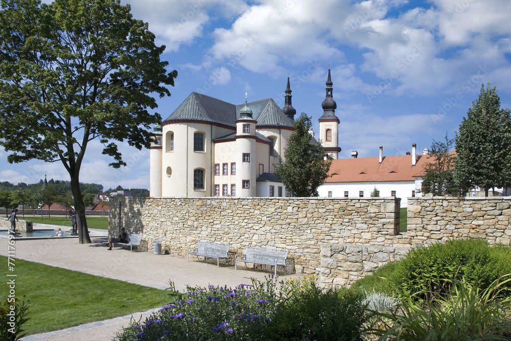cloister gardens (UNESCO), Litomysl, Czech republic