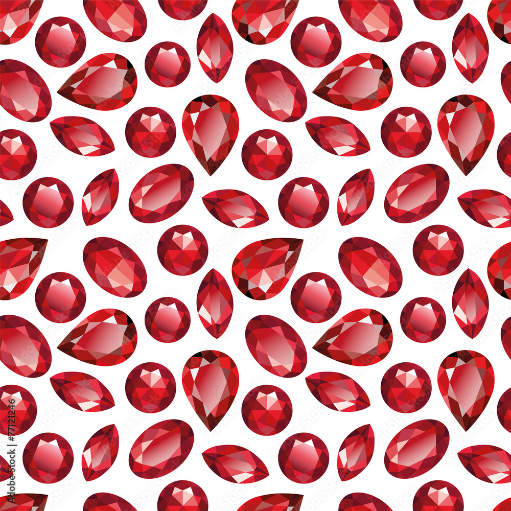 Rubies seamless texture vector Rubies seamless texture vector