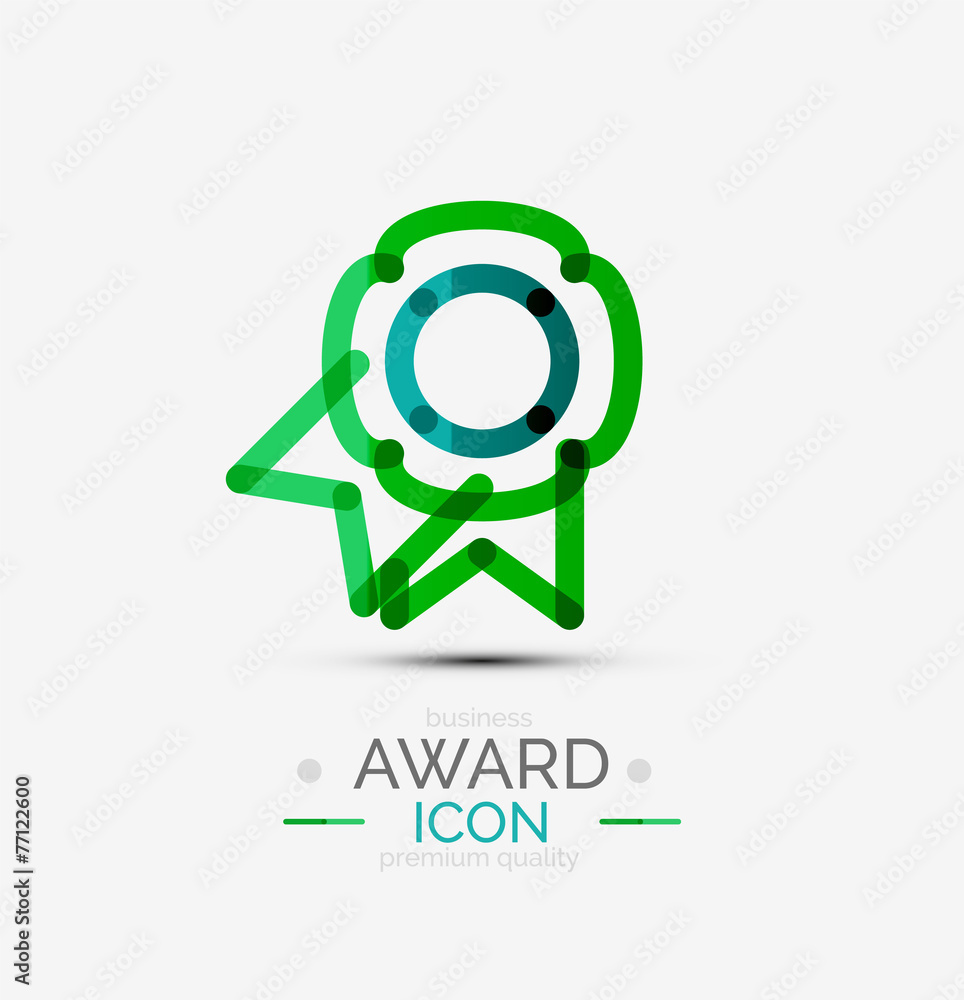 Award icon, logo. Award icon, logo.