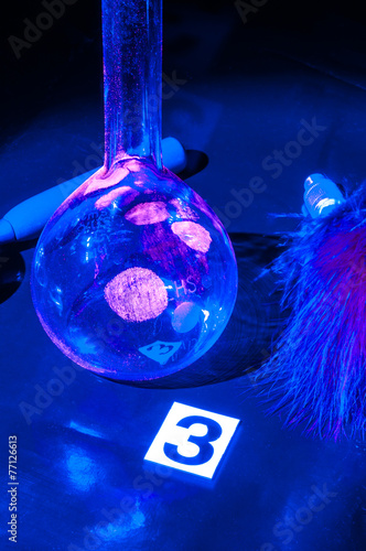 True fluorescence fingerprint.