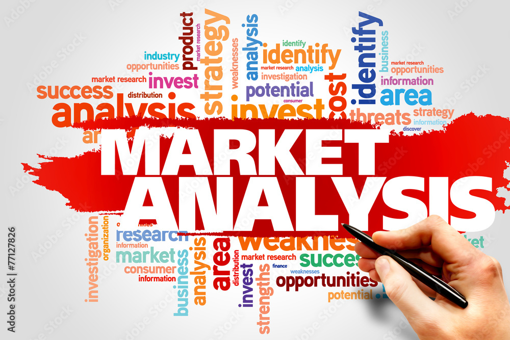 Market Analysis word cloud, business concept Market Analysis word cloud, business concept