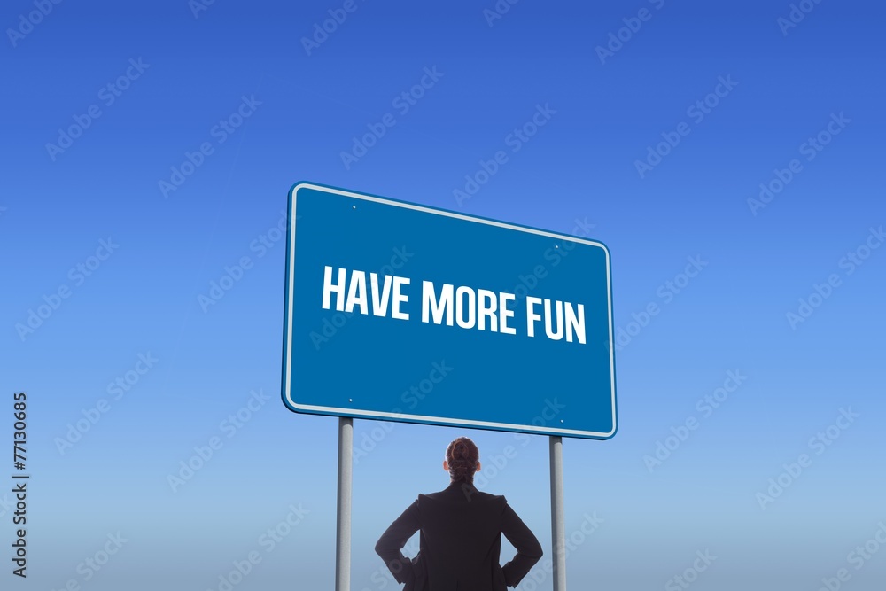 Have more fun against bright blue sky Have more fun against bright blue sky