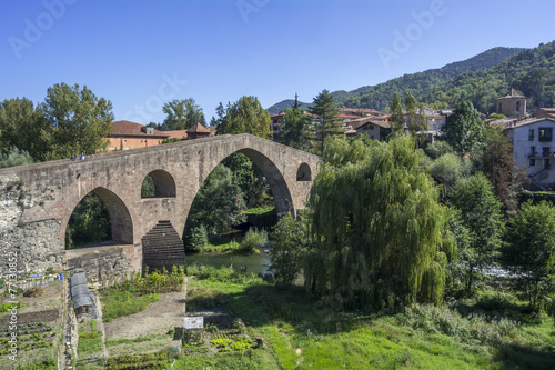 Medieval stone bridge  Sant Joan de les Abadesses