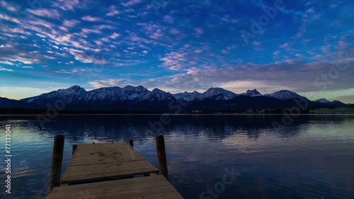 Morgenstimmung am Hopfensee im Allgäu photo