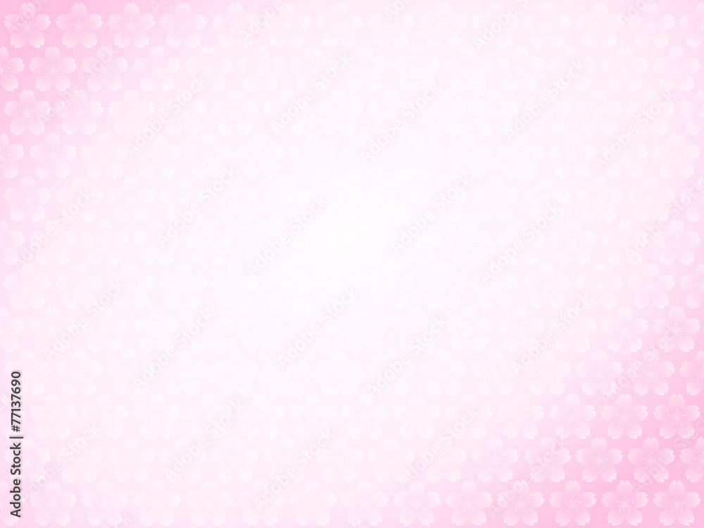 さくら背景 パターンピンク さくら背景 パターンピンク