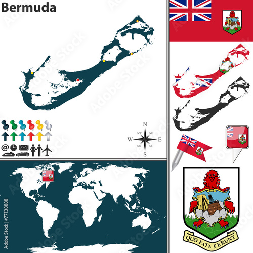 Map of Bermuda photo