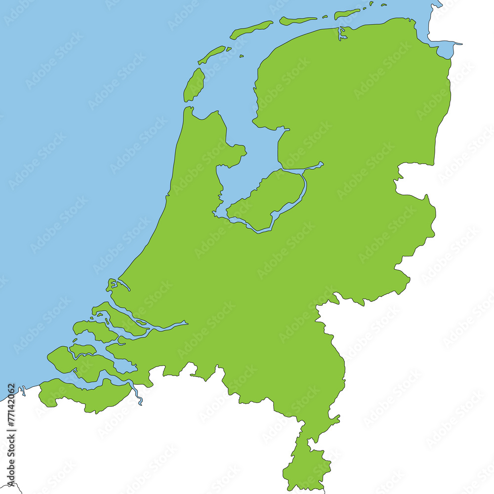 Niederlande in grün und weiß