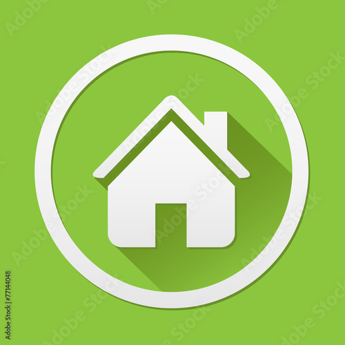 Home ecology icon great for any use. Vector EPS10.