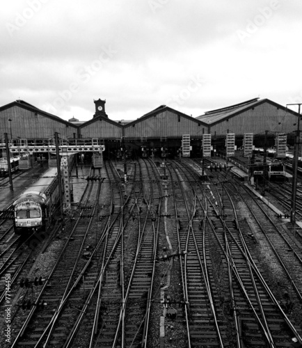 Obraz na plátně Railings of Gare Saint-Lazare