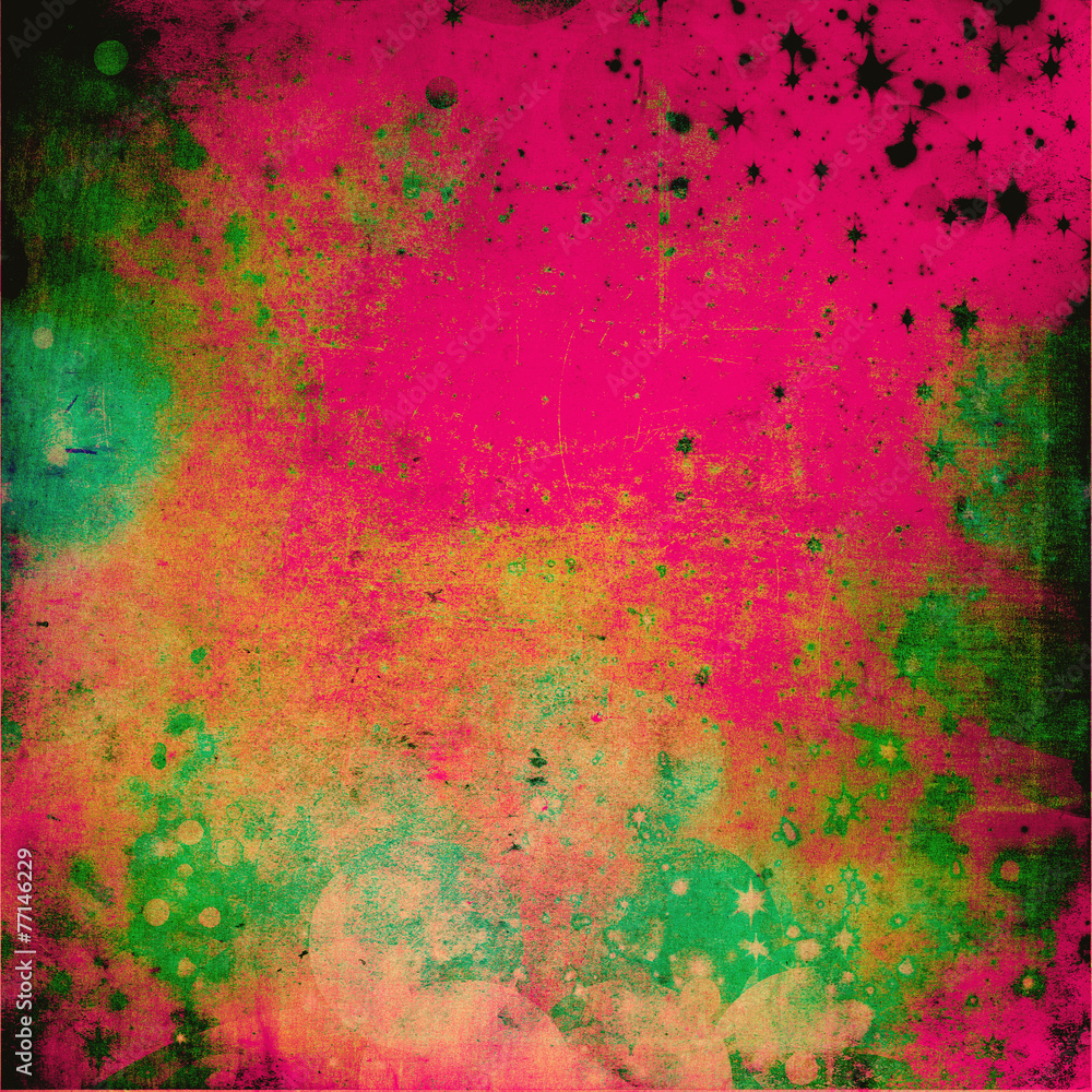 Grunge style abstract colorful background.