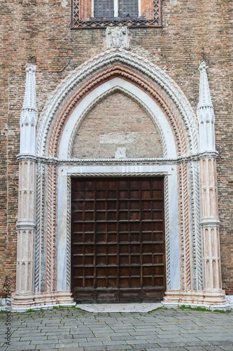 Entrance to Basilica dei Frari