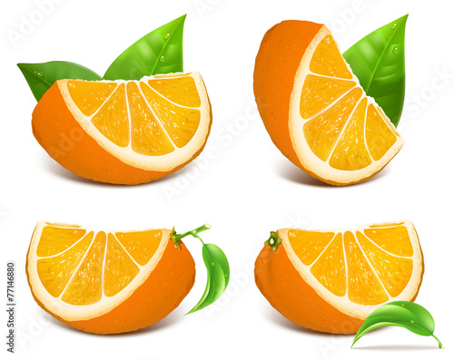 Fresh ripe oranges