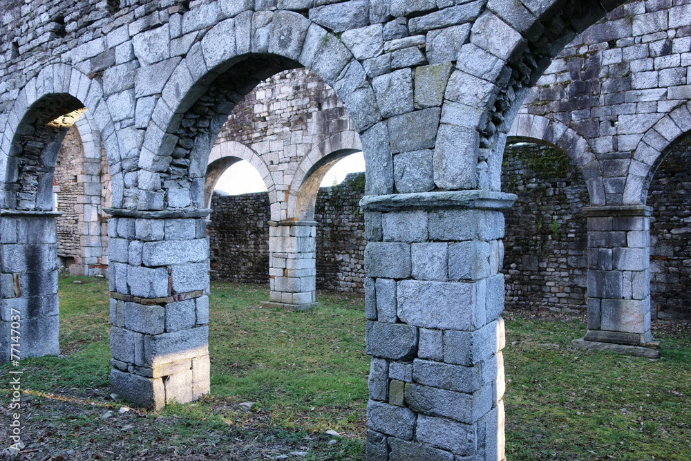 ancient ruins of San Martino church, Gattico