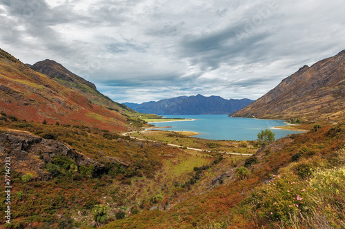 Magnificent Lake Hawea  South Island  New Zealand