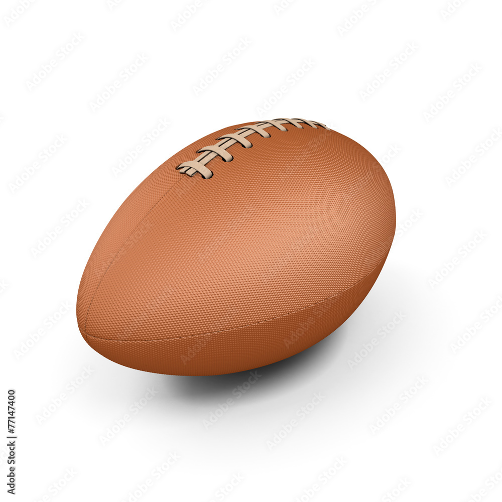 Rugby ball isolated on white. Rugby ball isolated on white.