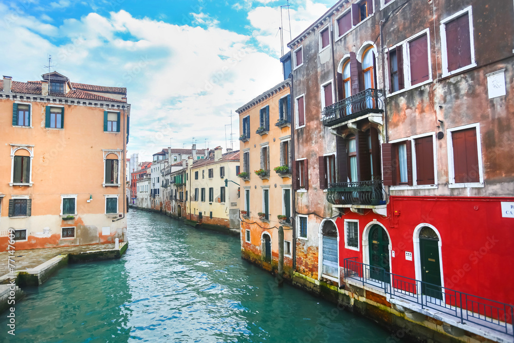 Obraz premium Italian water canal