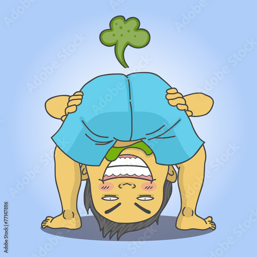 boy farting