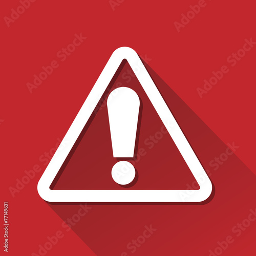 Exclamation mark sign icon great for any use. Vector EPS10.