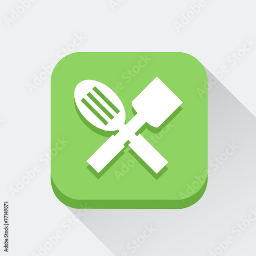 Spoon and turner icon great for any use. Vector EPS10.
