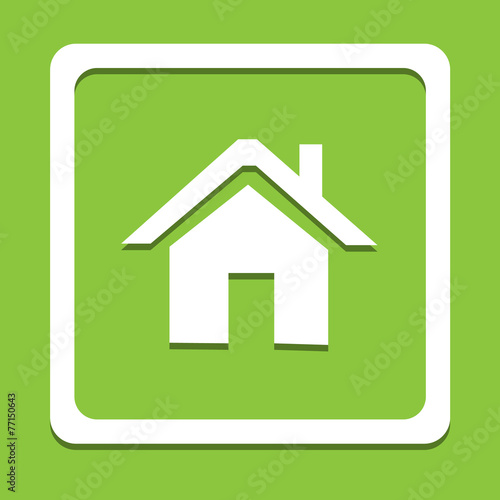 Home ecology icon great for any use. Vector EPS10.