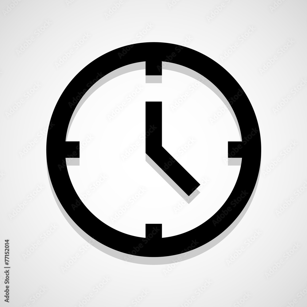 Clockicon great for any use. Vector EPS10.