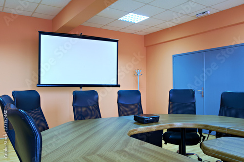Conference room  screen projector 
