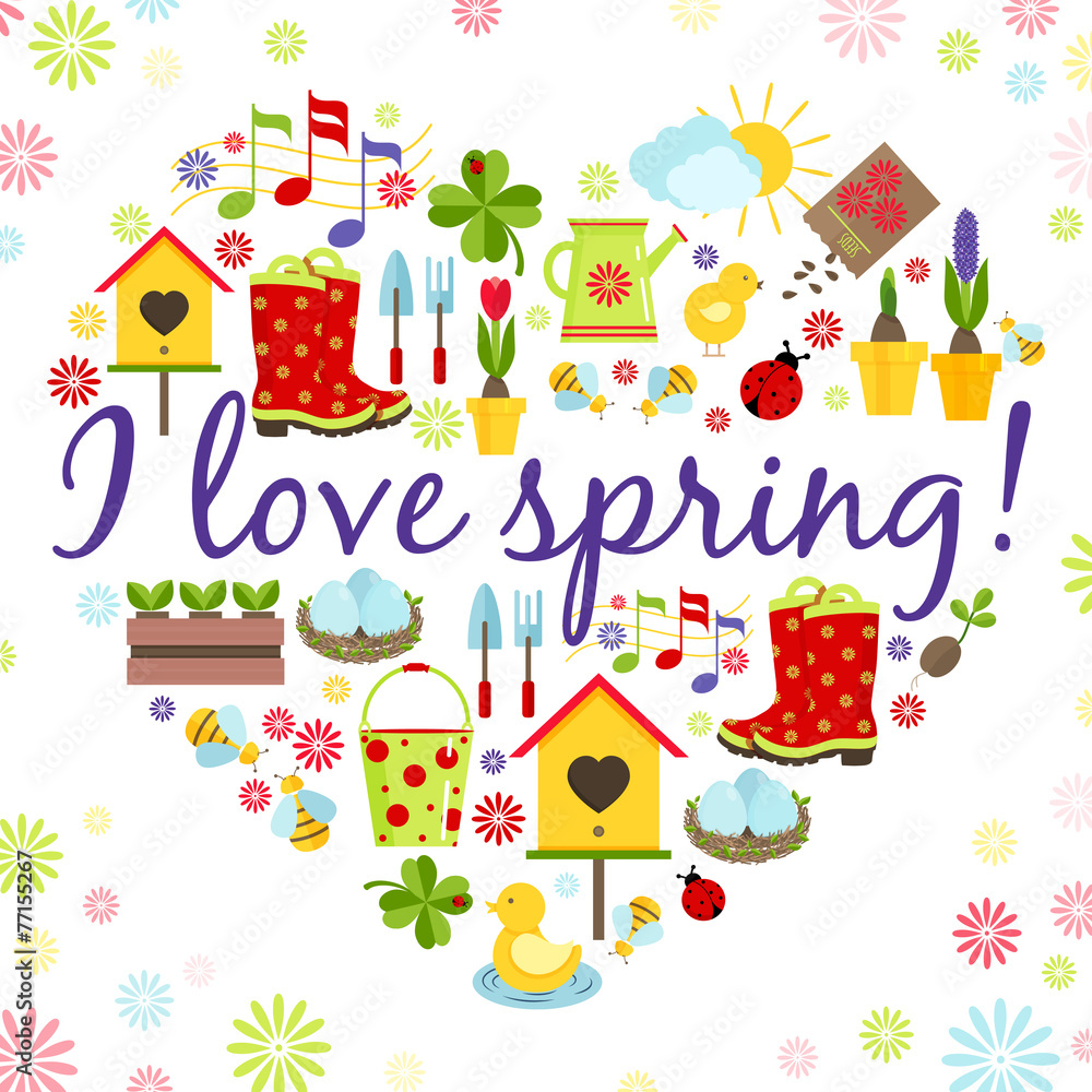 heart spring background heart spring background
