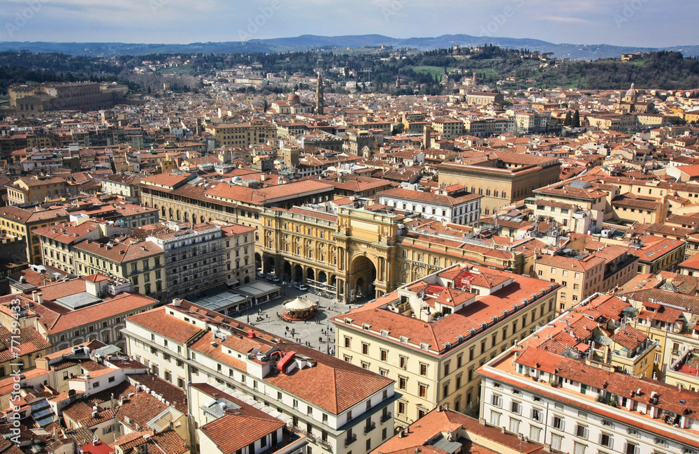 View from Florence Duomo