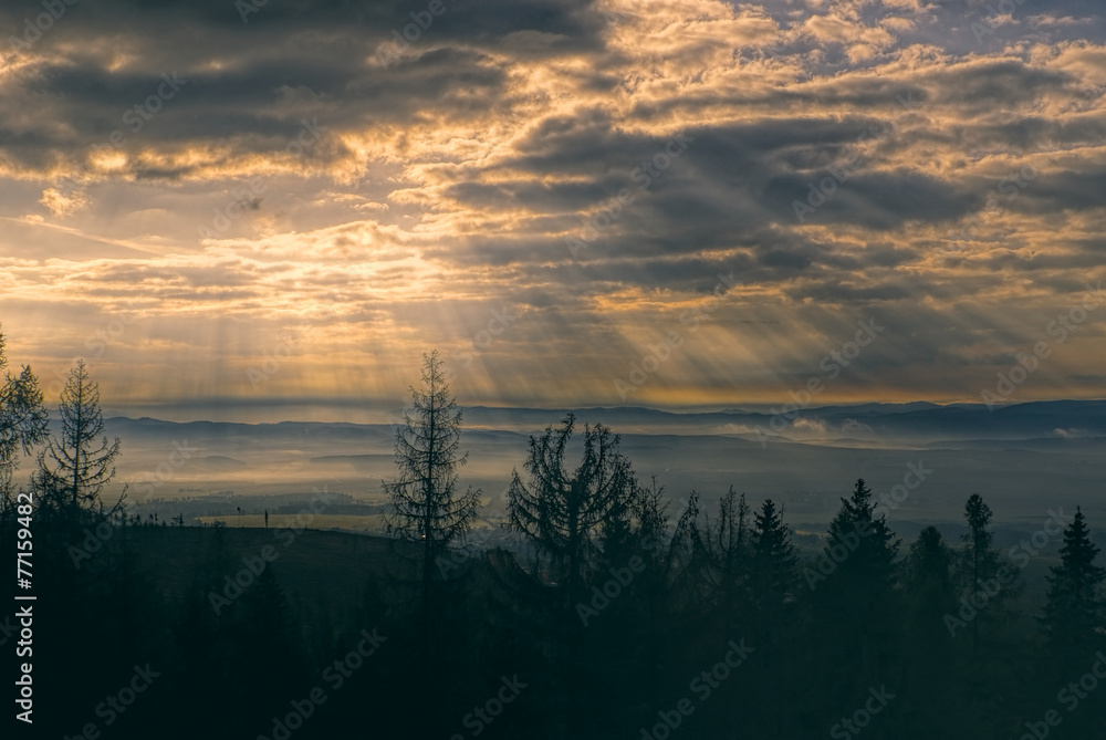 Fototapeta premium God rays