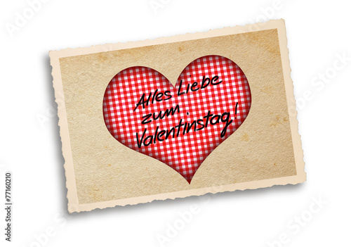 Foto mit Herz - Valentinstag