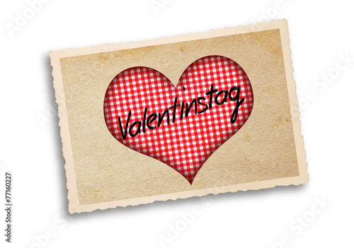 Foto mit Herz - Valentinstag
