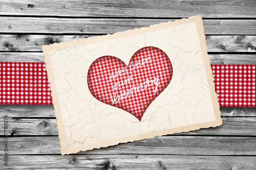 Foto mit Herz - Valentinstag