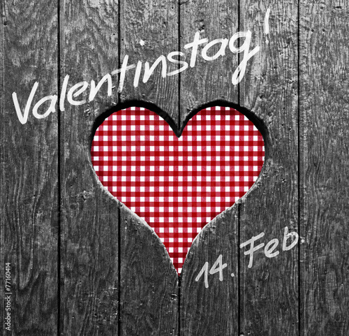 Valentinstag - Holzherz - Alm