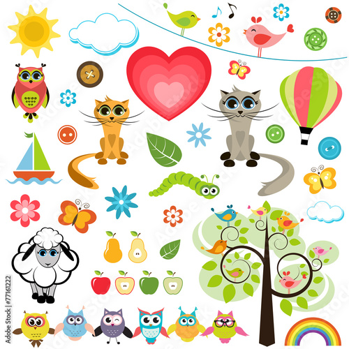 Set of Spring elements