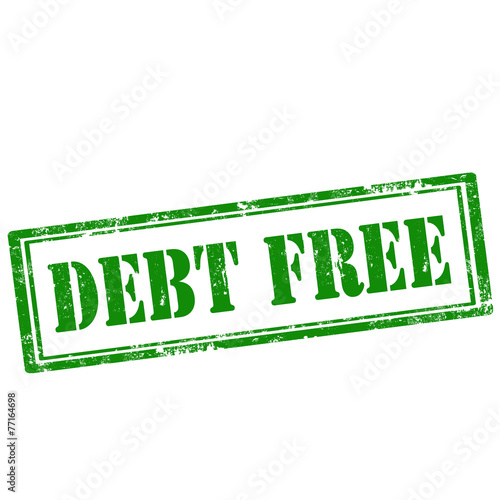 Debt Free-stamp